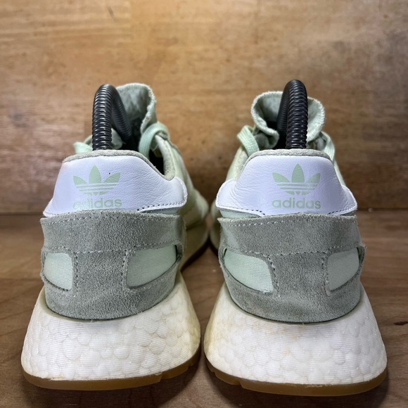 Adidas I-5923 SUEDE Womens Size 6.5 Running Shoes Sneakers Mint Green - Picture 5 of 12